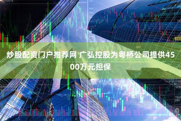 炒股配资门户推荐网 广弘控股为粤桥公司提供4500万元担保